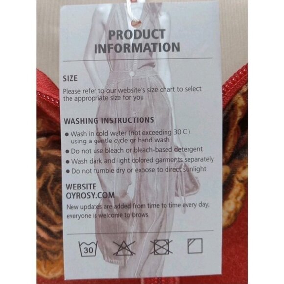 Oyrosy Elegant Red Floral Rose Velvet Zip up  Long Sleeve  Retro Jumpsuit M - Picture 3 of 15